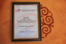Best regional Guesthouse 2013 by Kyrgyz Association of Tour Providers